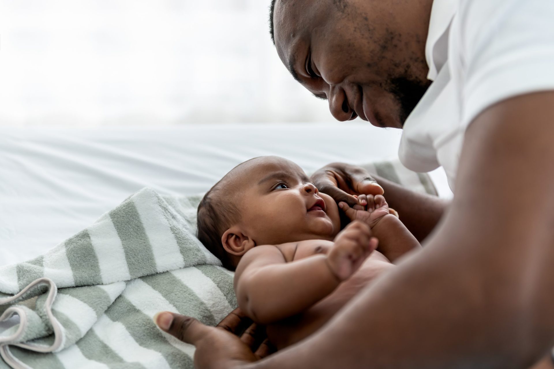 father and his toddler son